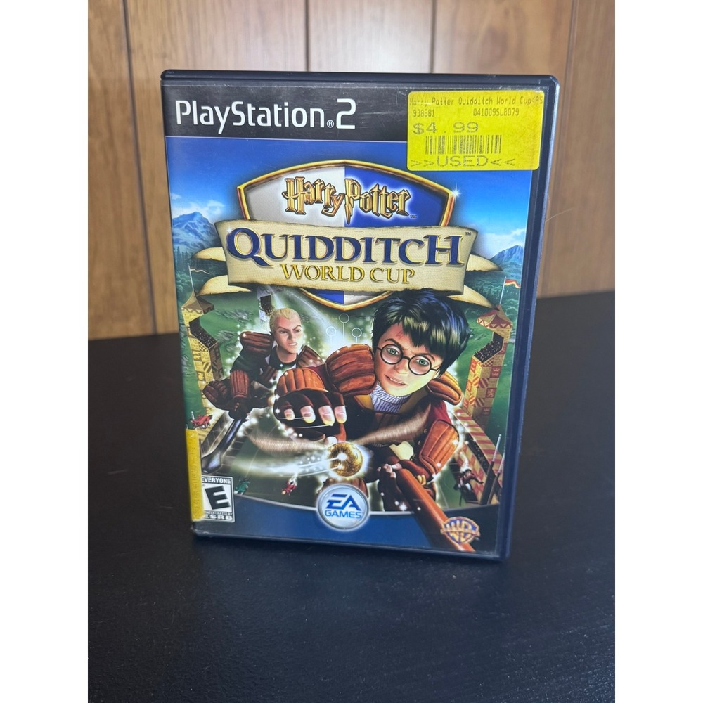 Harry Potter Quidditch World Cup Sony PlayStation 2 PS2 Game CIB 2003 EA Games